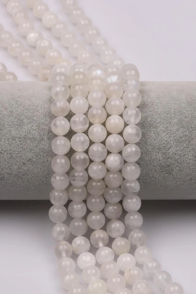Ay Taşı (AB Kalite) Doğaltaş Dizi 8 mm Küre Kesim ürün görseli 1