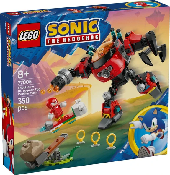 LEGO Sonic the Hedgehog 77005 Knuckles vs. Dr. Eggman Egg Crusher Mech ürün görseli 1