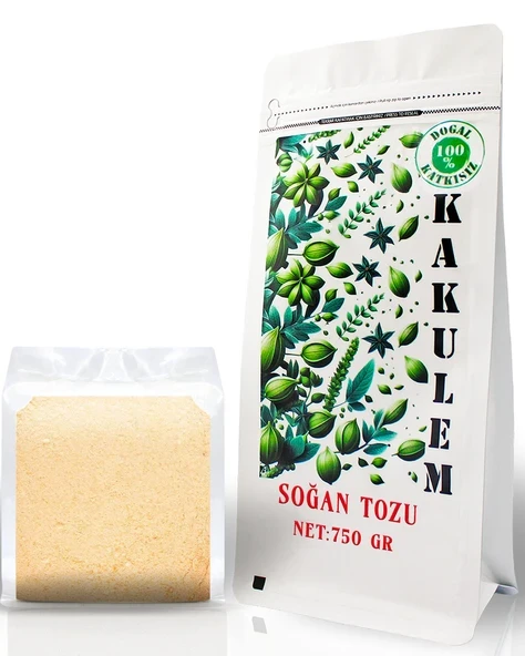 Kakulem SERTİFİKALI 750 Gr Yemeklik Sosluk Soğan Tozu ürün görseli 1