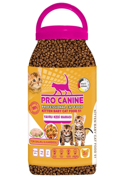 Professional Ton Balıklı & Karidesli Kitten Baby Yavru Kedi Maması 5 Lt ürün görseli 1