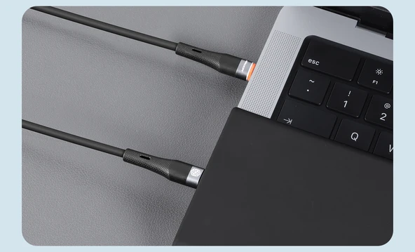 Nillkin FlowSpeed 60W 1.2mt Type-C to Type-C Data ve Şarj Kablosu - Resim 8