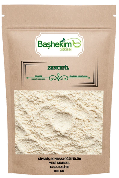 Zencefil Öğütülmüş Toz Sipariş Sonrası Öğütülür Yağı Alınmamış Karışım İçermez 100 Gr ürün görseli 1