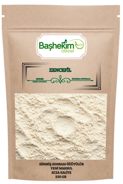 Zencefil Öğütülmüş Toz Sipariş Sonrası Öğütülür Yağı Alınmamış Karışım İçermez 250 Gr ürün görseli 1