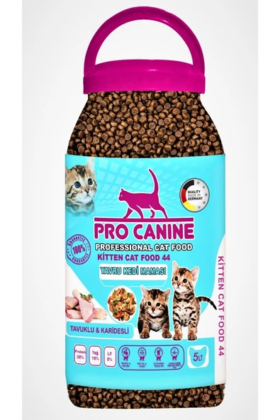 Professional Tavuklu & Karidesli Kitten Kedi Maması 5 Lt ürün görseli 1
