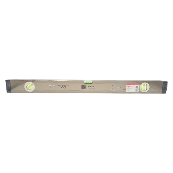 Fixonic B.H.D BHD00602 60cm Gri Mıknatıslı Alüminyum Su Terazisi ürün görseli 1