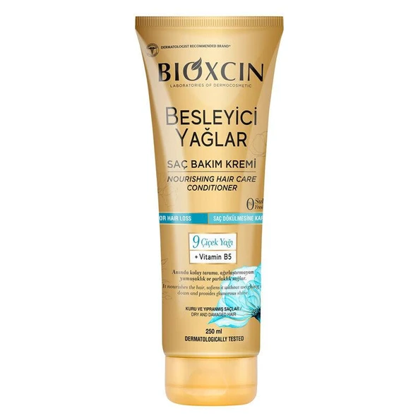 Bioxcin Besleyici Yağlar Saç Bakım Kremi 250 ml | Kuru ve Yıpranmış Saçlar ürün görseli 1
