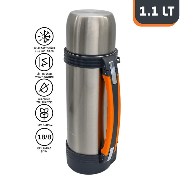 Rox Camping 1100 Kamp Termos 1.1 Lt ürün görseli 1