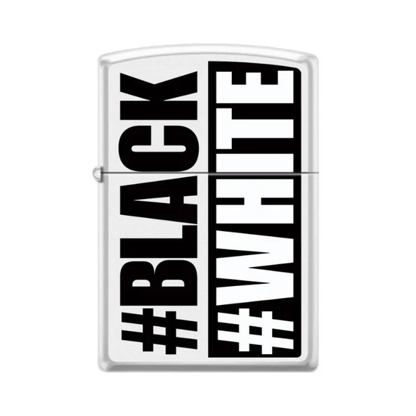 Zippo Black-White 214 (2-2) Çakmak ürün görseli 1