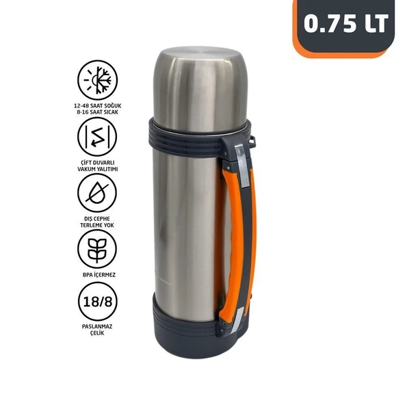 Rox Camping 0750 Kamp Termos 0.75 Lt ürün görseli 1