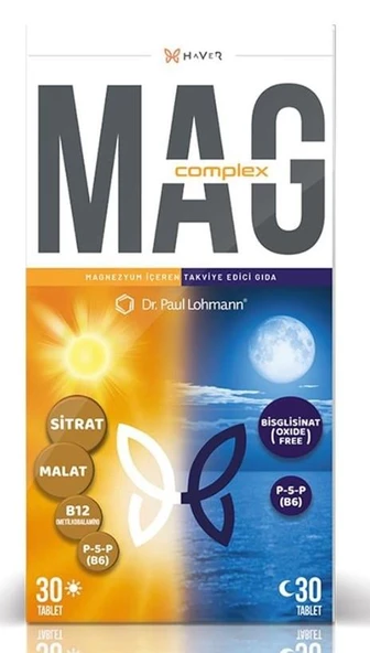 Haver Mag Complex 30 Gündüz & 30 Gece Tablet ürün görseli 1