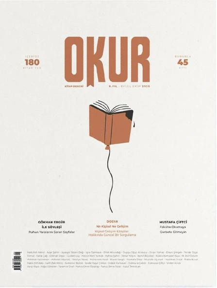 Okur Kitap Dergisi 45.Sayı Eylül-Ekim 2025 ürün görseli 1