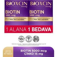 Bioxcin Biotin 5000 mcg 30 Tablet 2'li ürün görseli 1