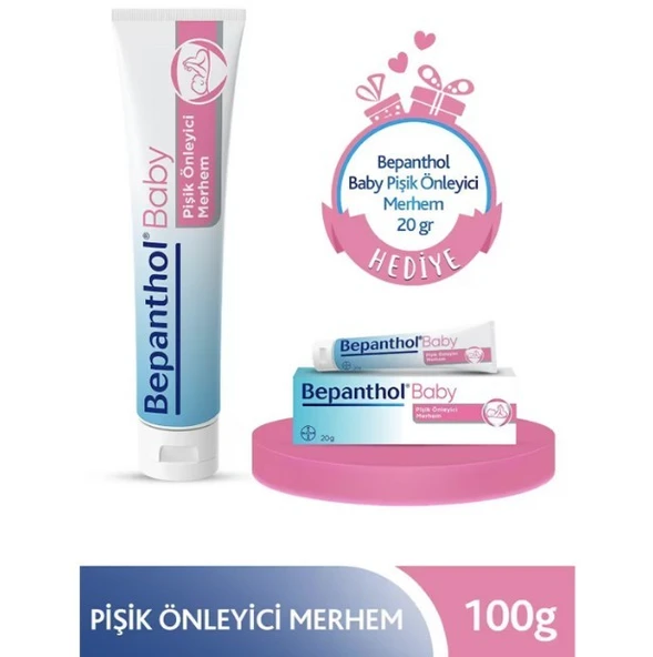 Bepanthol Baby Pişik Önleyici Merhem 100 gr + 20 gr Hediyeli ürün görseli 1