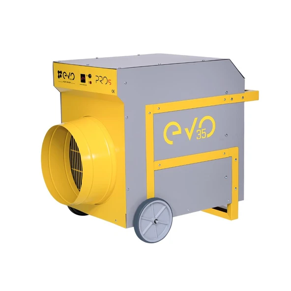 Evo35 PROs - 35 kw Kumandalı ve Dijital Endüstriyel Elektrikli Fanlı Isıtıcı ürün görseli 1
