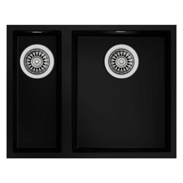 TEKA EVİYE SQUARE 2B 560 W/OVF BLACK ürün görseli 1