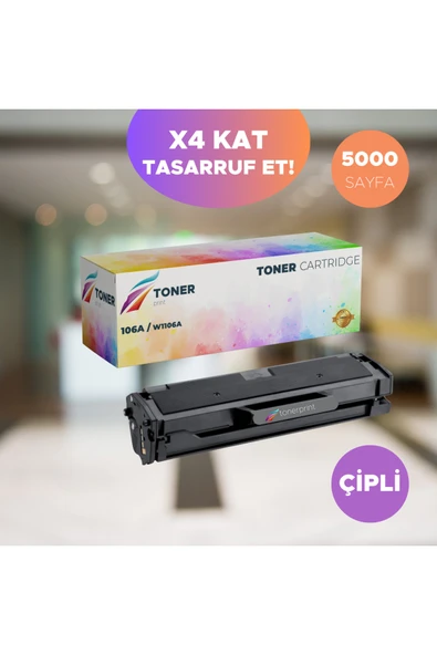 HP 137 A-106a-107a-106a-1106a Cipli 1600 Sayfa ürün görseli 1