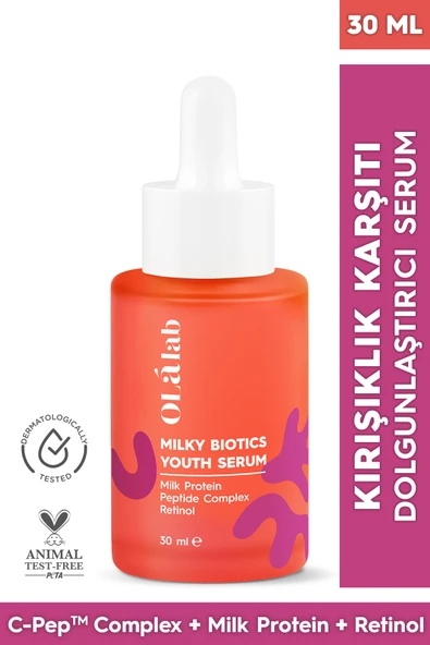 OlaLab Yaşlanma Karşıtı Onarıcı Cilt Yenileyici Retinol Peptit Cilt Serumu 30 Ml ürün görseli 1