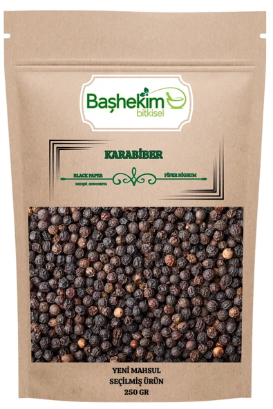 Karabiber Tane Elenmiş Seçilmiş Yeni Mahsul Ecza Kalite 250 Gr ürün görseli 1