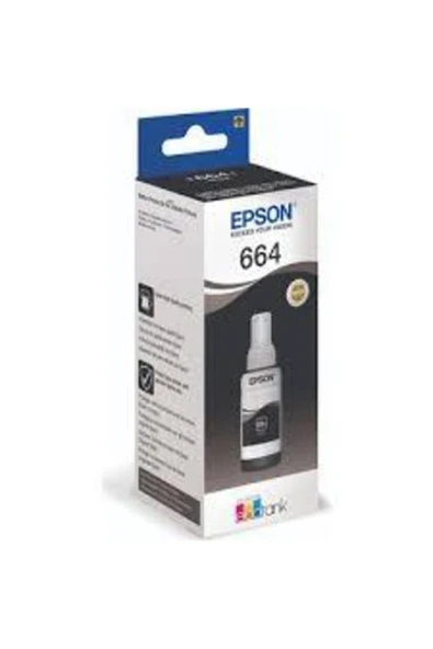 EPSON Siyah Mürekkep T6641 L100-200-120-l1300-l110-l300-l455(70ml)-200-120-l1300-l110-l300-l455 70 M ürün görseli 1