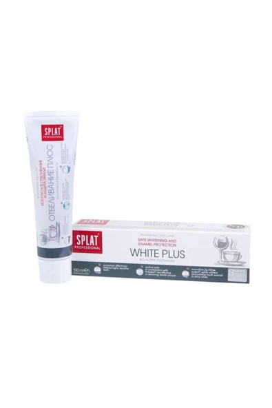 Splat White Plus Diş Macunu 100 ml ürün görseli 1
