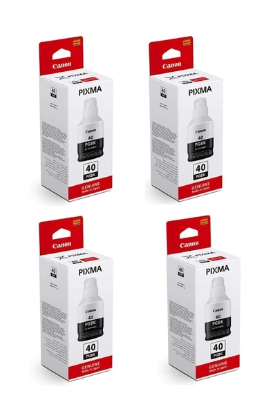 Canon Gı-40 Pixma G5040 4'lü Siyah Mürekkep ürün görseli 1