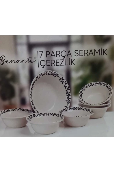 Benante 7 parça Seramik Çerezlik ürün görseli 1