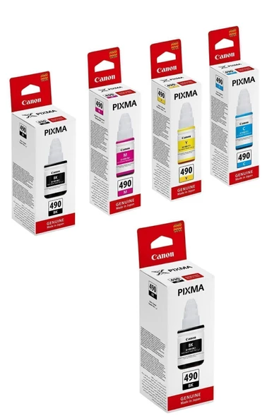 Canon Gı490 Pıxma Mürekkep Takımı 1 Siyah Hediyeli ürün görseli 1