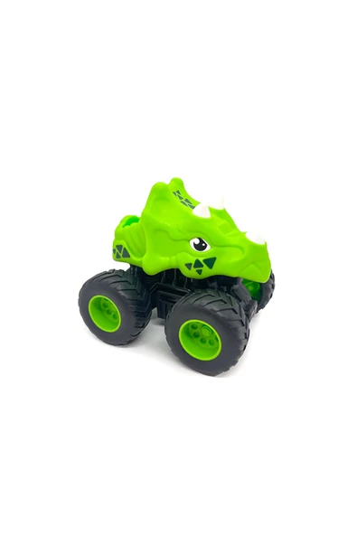 Gokidy Sürtmeli Monster Arabalar Dino - Yeşil ürün görseli 1