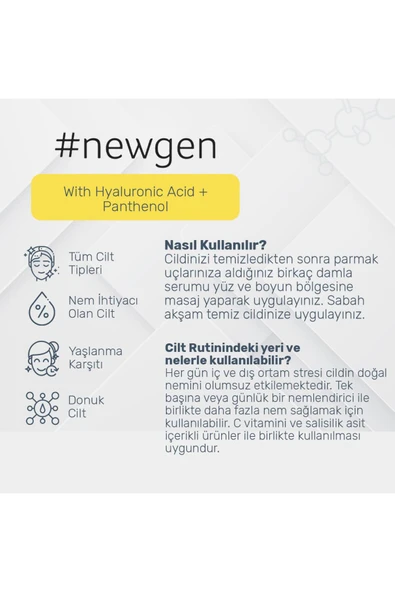 NewGen Advanced Hydrating Serum 30 Ml - Resim 2