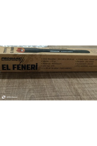 Proware El feneri 250 lm - Resim 2