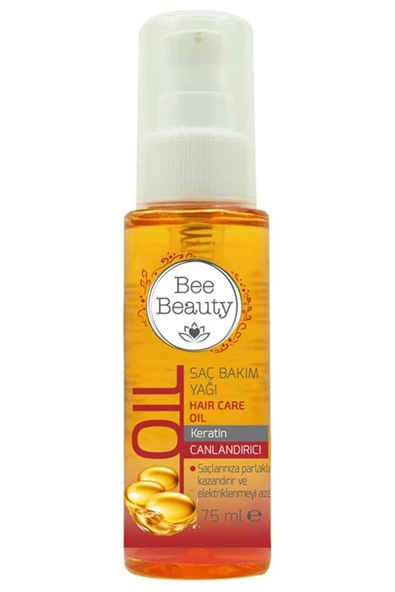 Bee Beauty Marka: Keratin Saç Bakım Yağı 75 Ml Kategori: Saç Serum Ve Yağı ürün görseli 1