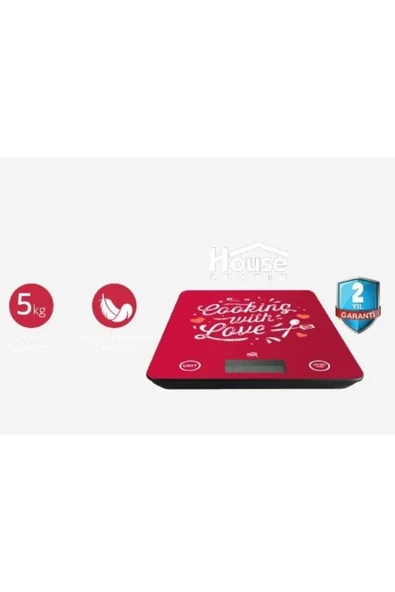 House Pratik Dijital Mutfak Tartısı Hp36 ürün görseli 1