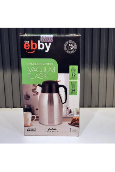 ebbystore Theebby Full Çelik 2 Litre Termos ürün görseli 1