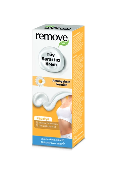 remove Care Tüy Sarartıcı Krem Amonyaksız 70+35 ml ürün görseli 1