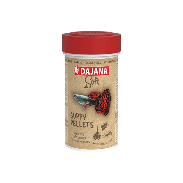 Dajana Guppy Pellets Soft 100 Ml 50 Gr ürün görseli 1