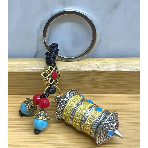 Feng Shui Wu İyi Şanslar Çin Parası Servet Anahtarlık Araba Süs Şans Çarkı ürün görseli 1