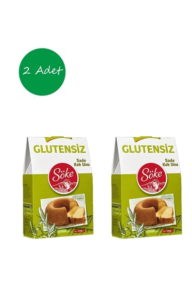 Söke Glutensiz Sade Kek Unu 240gr x 2 Adet ürün görseli 1