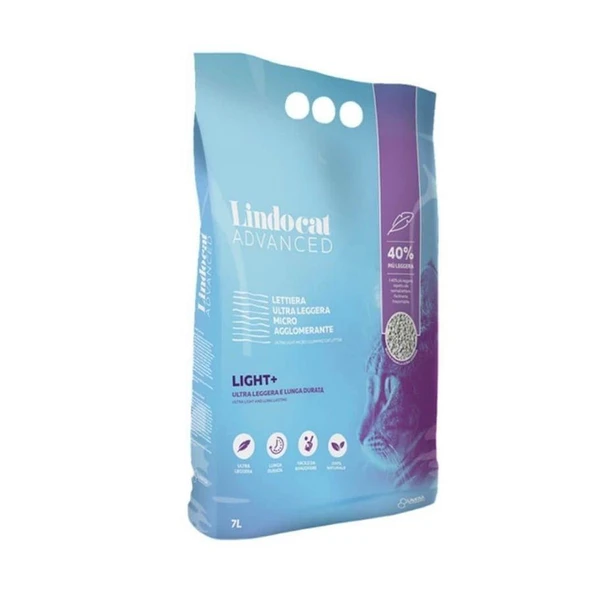 Lindocat Advanced Light Ultra Hafif Topaklanan Kedi Kumu 7 Lt ürün görseli 1