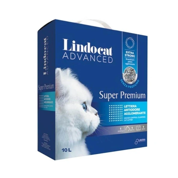Lindocat Advanced Super Premium Extra Güçlü Topaklanan Kokusuz Kedi Kumu 10 Lt ürün görseli 1