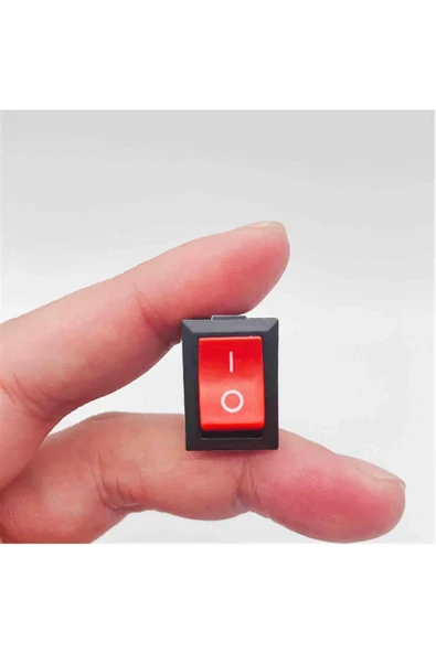 KCD1 2 Pin Anahtar Kırmızı - Resim 6