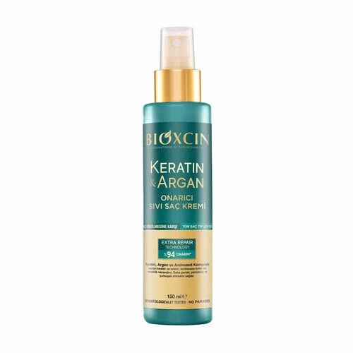 Bioxcin Keratin ve Argan Onarıcı Sıvı Saç Kremi 150 ml ürün görseli 1