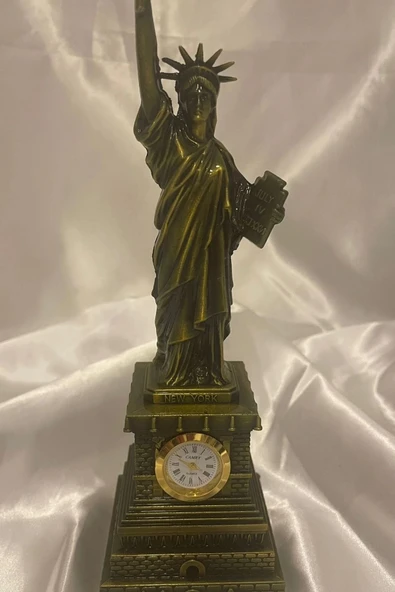 Özgürlük Anıtı Heykeli Saatli New York'un Sembolü Özgürlük Heykeli ürün görseli 1