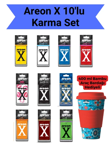 Areon X Avantajlı 10'lu Set (10 Farklı Koku) ürün görseli 1