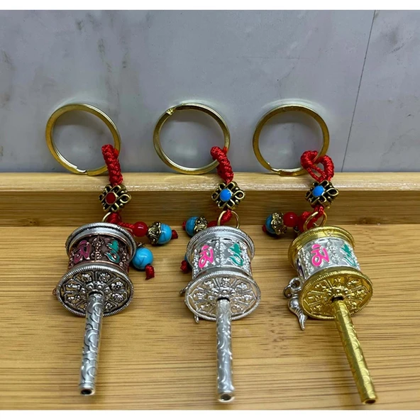 Feng Shui İyi Şanslar Çin Parası Servet Anahtarlık Araba Süs Feng Shui Metal Şans Çarkı ürün görseli 1