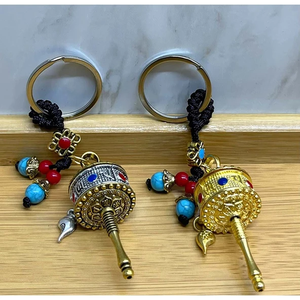Feng Shui İyi Şanslar Çin Parası Servet Anahtarlık Araba Süs Feng Shui Şans Çarkı ürün görseli 1