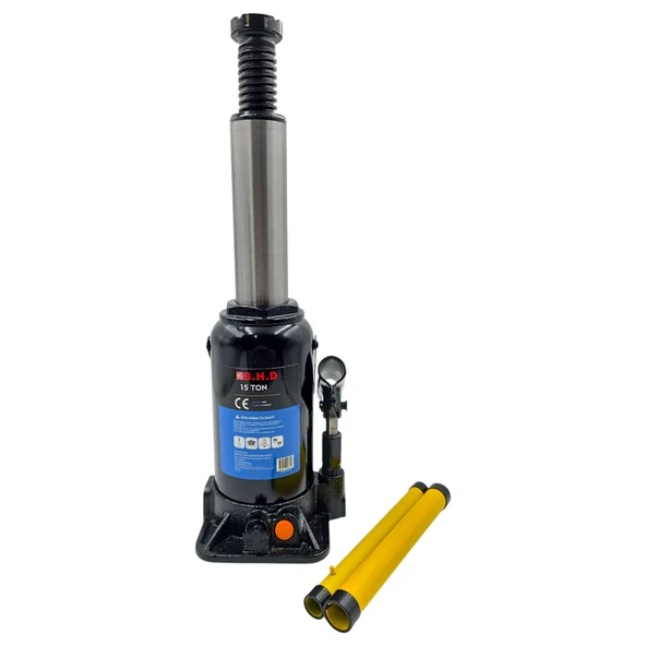 Fixonic B.H.D BHD00373 15 Ton 225x425mm Hidrolik Şişe Kriko ürün görseli 1