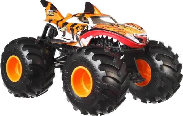 1:24 Hot Wheels Monster Trucks Araba TIGER SHARK FYJ83 JDR02 ürün görseli 1