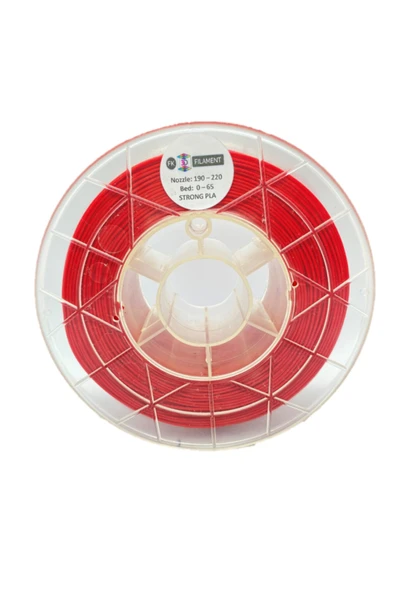 Filament Kırmızı Strong Pla 1.75mm 500 gr ürün görseli 1
