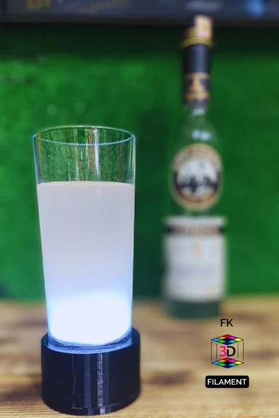 FK Filament Işıklı Bardak Altlığı - Resim 3