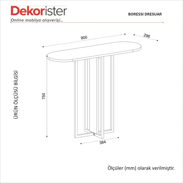 Dekorister Boressi Dresuar Siyahmermer - Resim 8